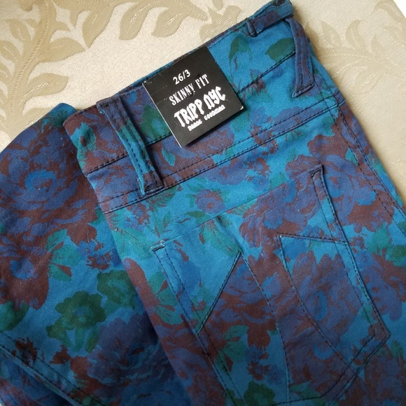 New Tripp NYC High waisted floral skinny jeans - Picture 4 of 6